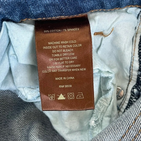 Kut from the Kloth Cameron Roll Cuff Straight Leg Jeans size 8 - Picture 9 of 12